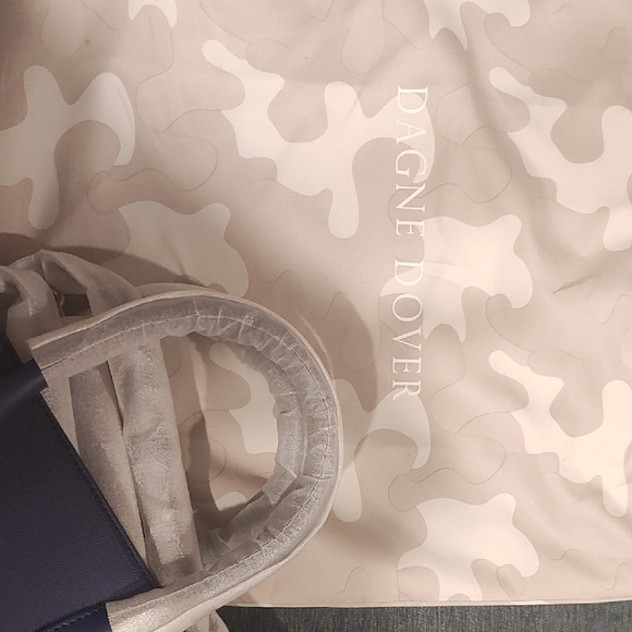 Dagne Dover Blue Tote Bag Structured Design - Picture 2 of 2